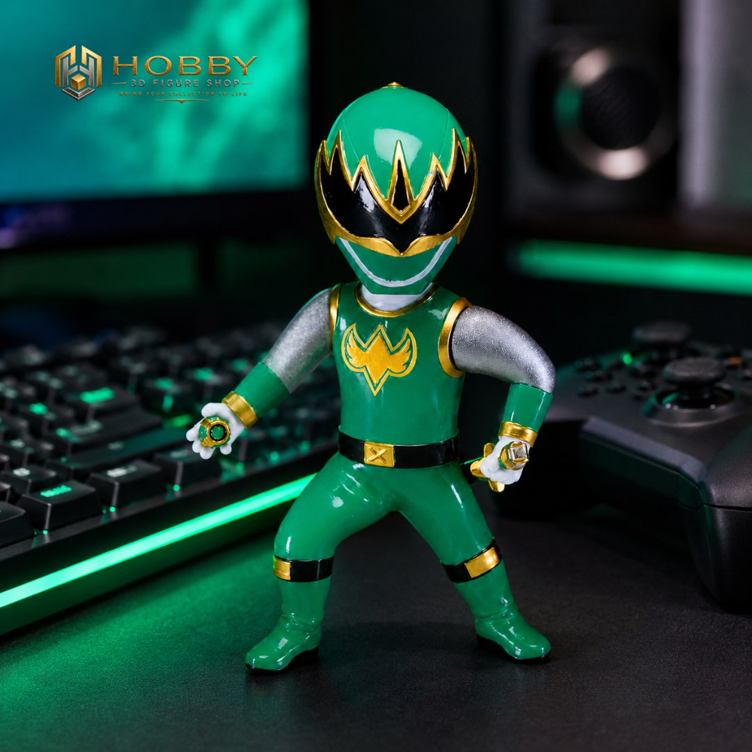 Chibi 3D Ninja Storm - Green Samurai Ranger