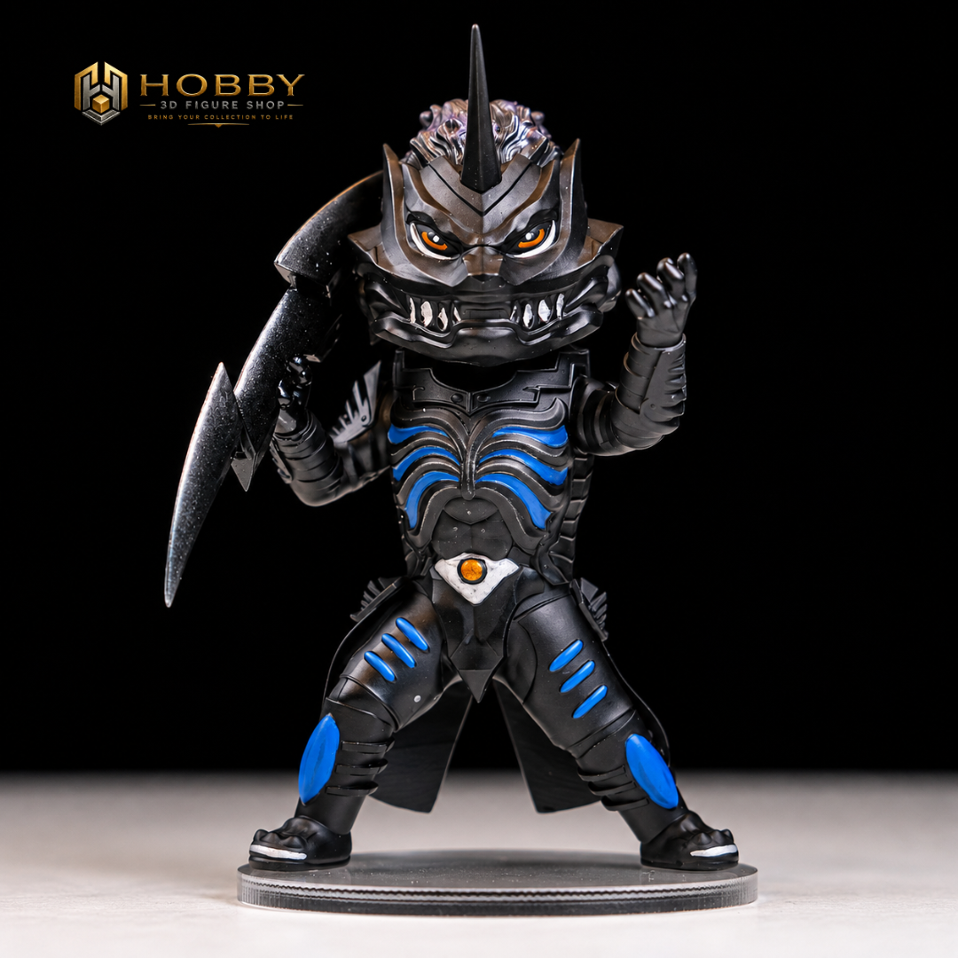 Chibi Wild Force Zen-Aku Figure | 8cm Collectable Wolf Org from Power Rangers Wild Force | Gift for Collectors