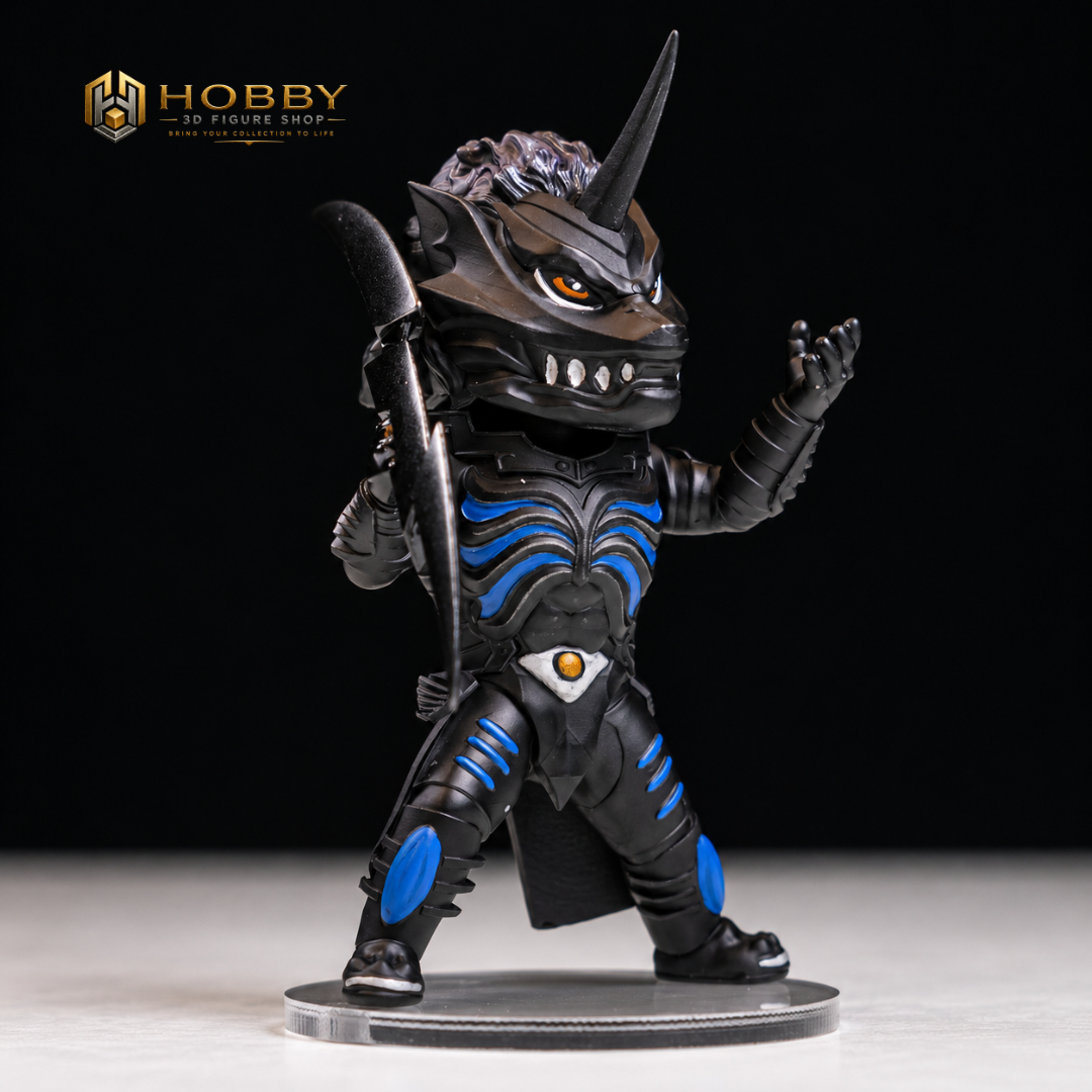Chibi Wild Force Zen-Aku Figure | 8cm Collectable Wolf Org from Power Rangers Wild Force | Gift for Collectors