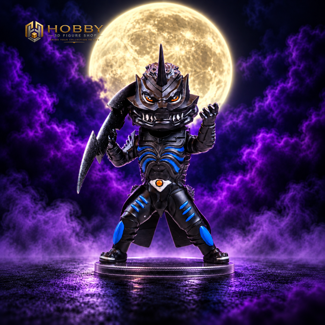 Chibi Wild Force Zen-Aku Figure | 8cm Collectable Wolf Org from Power Rangers Wild Force | Gift for Collectors
