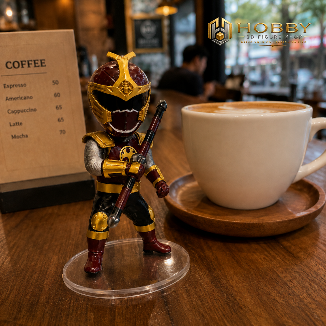 Chibi 3D Ninja Storm - Crimson Thunder Ranger