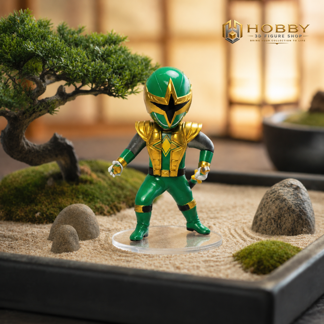 Chibi 3D Ninja Storm - Green Samurai Ranger