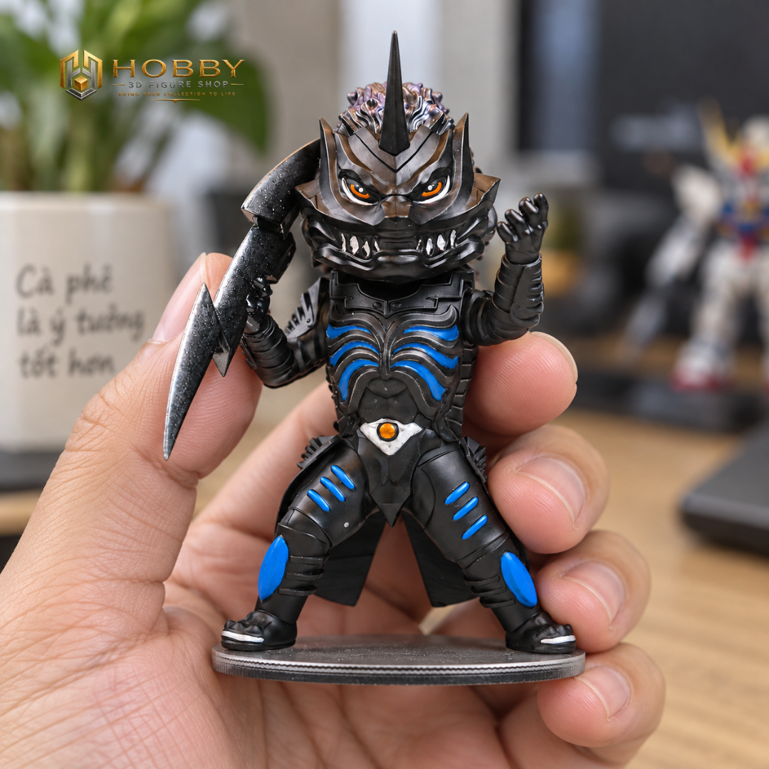 Chibi Wild Force Zen-Aku Figure | 8cm Collectable Wolf Org from Power Rangers Wild Force | Gift for Collectors
