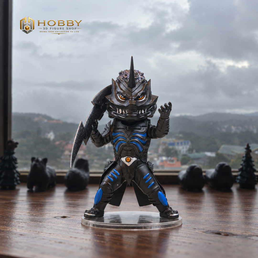 Chibi Wild Force Zen-Aku Figure | 8cm Collectable Wolf Org from Power Rangers Wild Force | Gift for Collectors