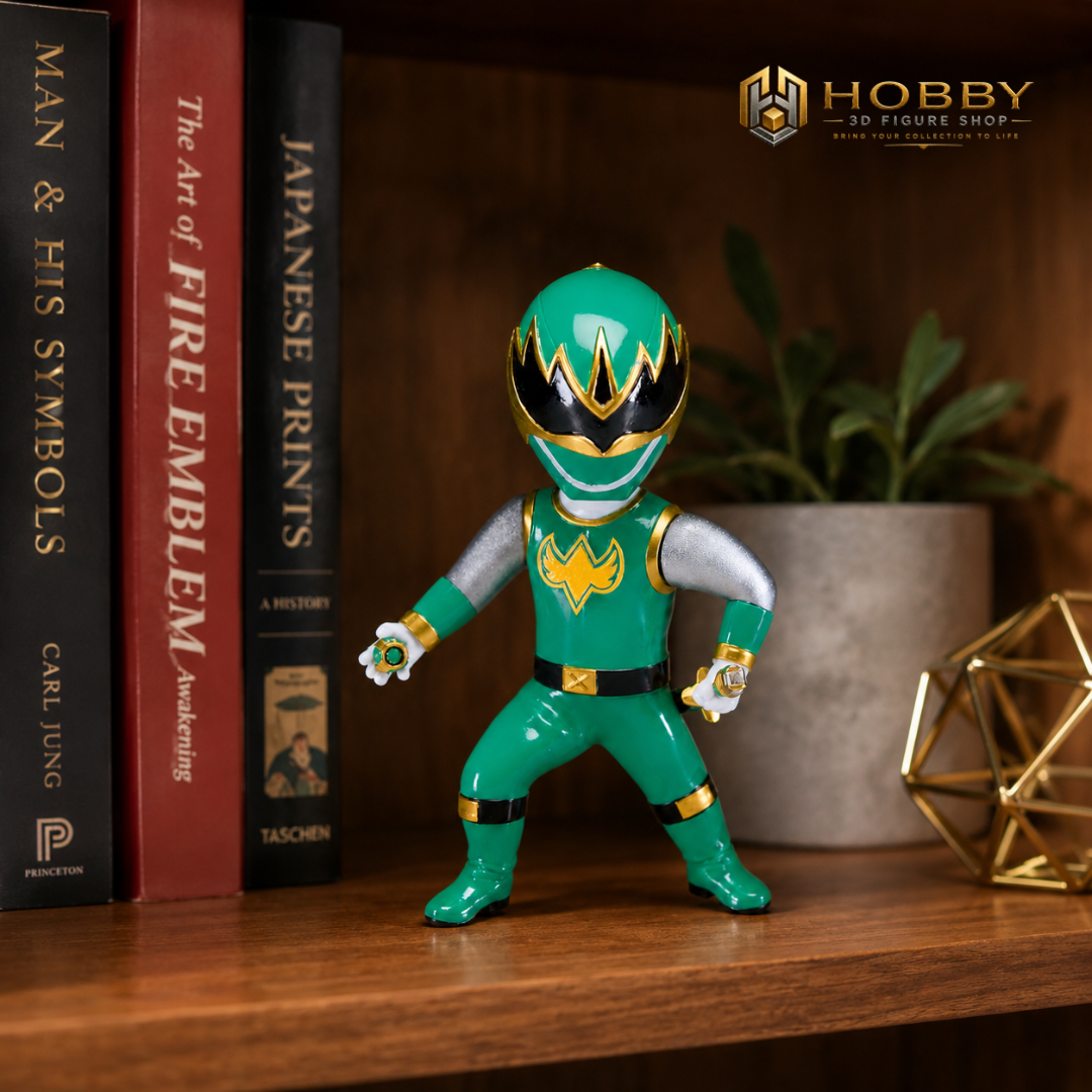 Chibi 3D Ninja Storm - Green Samurai Ranger