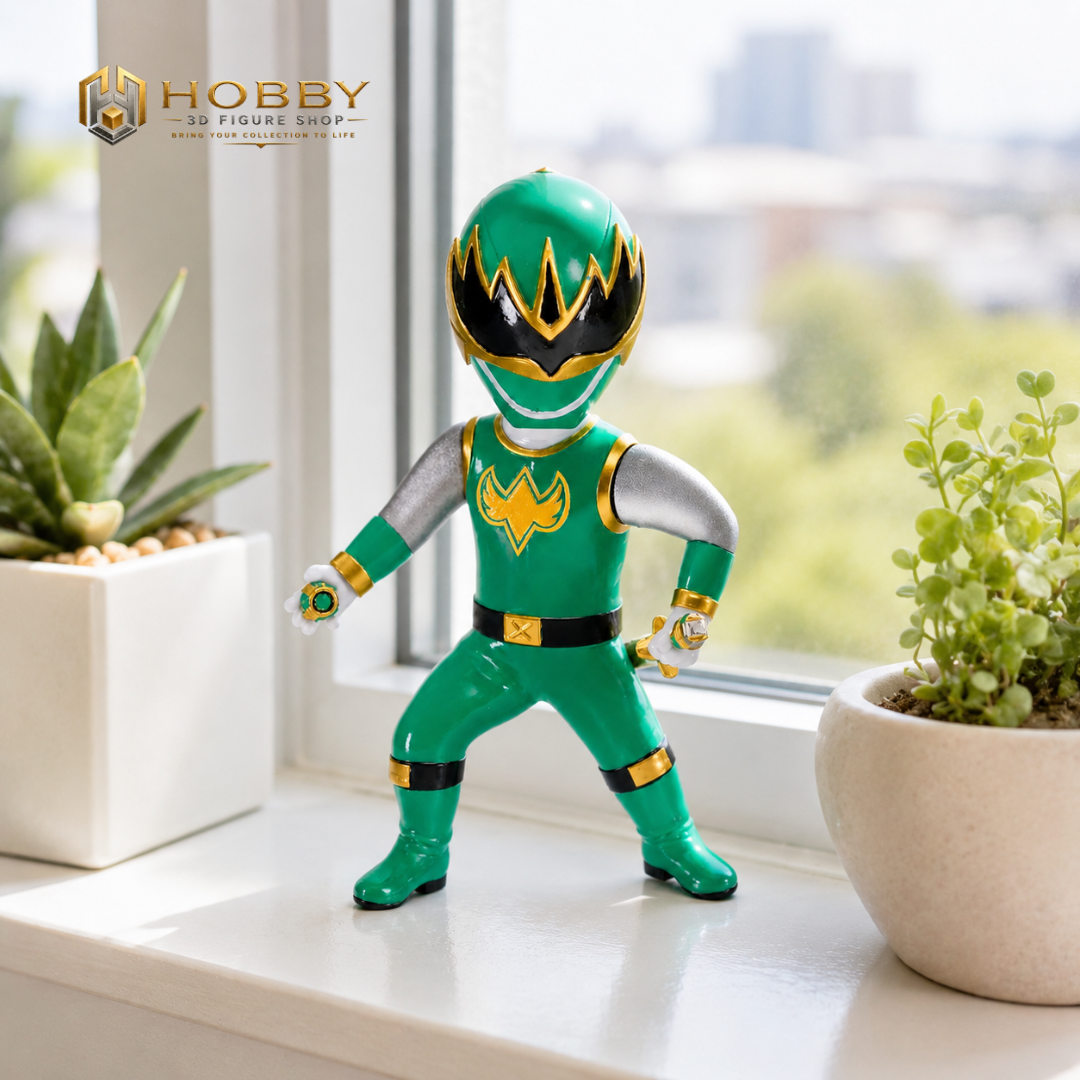 Chibi 3D Ninja Storm - Green Samurai Ranger