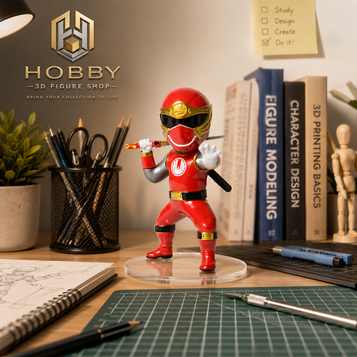 Power Ranger Tempestade Ninja - Ranger Vermelho