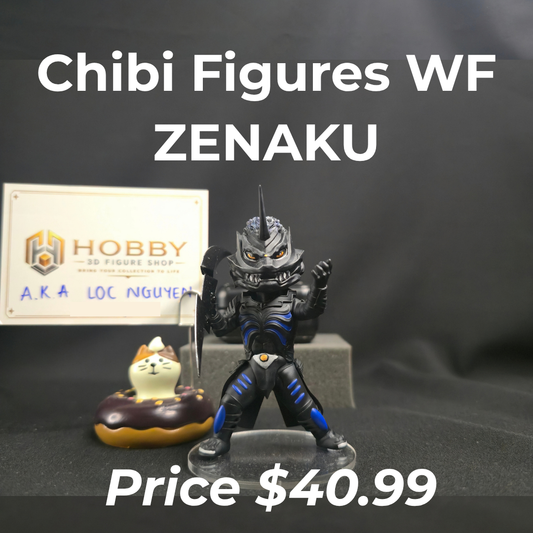 Chibi Wild Force Zen-Aku Figure | 8cm Collectable Wolf Org from Power Rangers Wild Force | Gift for Collectors